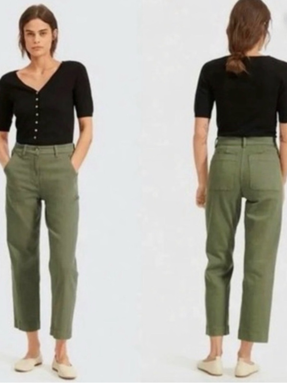 Everlane Slim Crop Pants